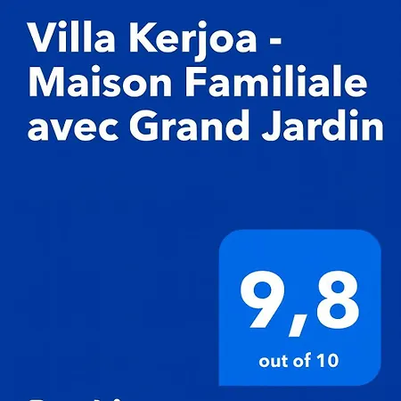 度假居 Kerjoa - Maison Familiale Avec Grand Jardin 阿卡雄